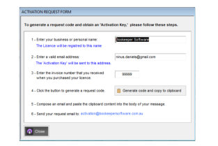 Activation form